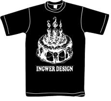 T-SHIRTS #002 Heavenly Hell Cake T